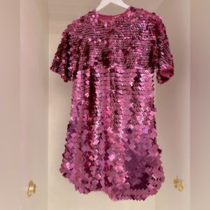 NWT Fun square sequin dress